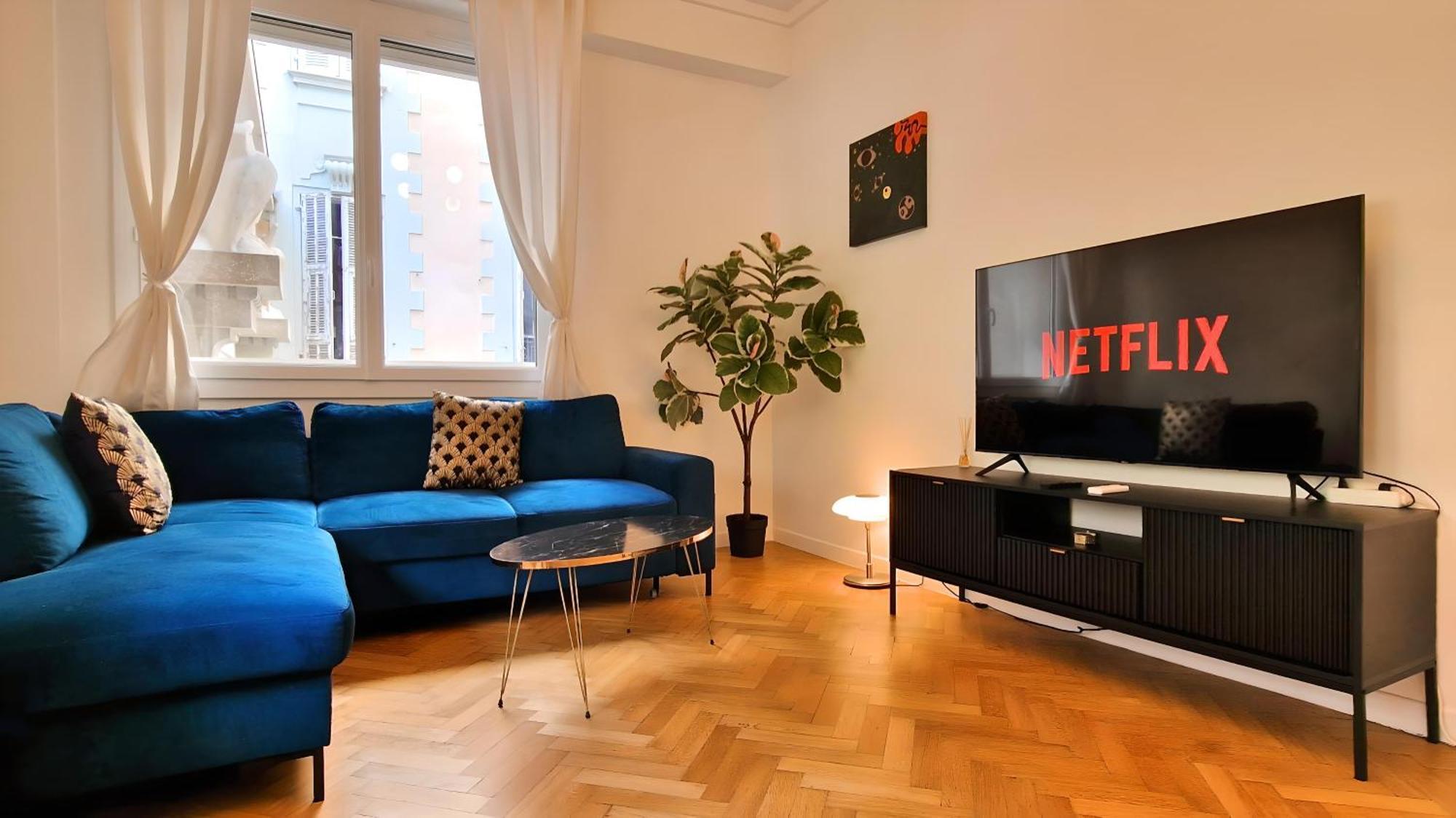 Jazzy Et Spacieux Appartement Prom Des Anglais Nisa Exterior foto